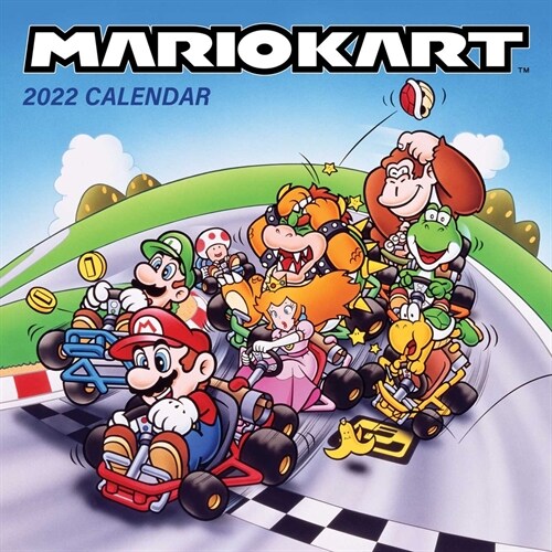 Mario Kart 2022 Wall Calendar (Wall)