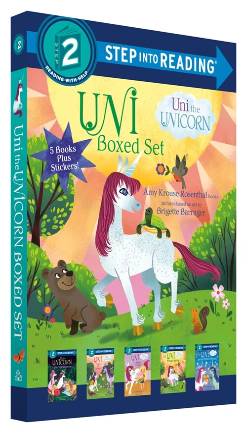Uni the Unicorn Step Into Reading Boxed Set: Uni Brings Spring; Unis First Sleepover; Uni Goes to School; Uni Bakes a Cake; Uni and the Perfect Prese (Paperback)