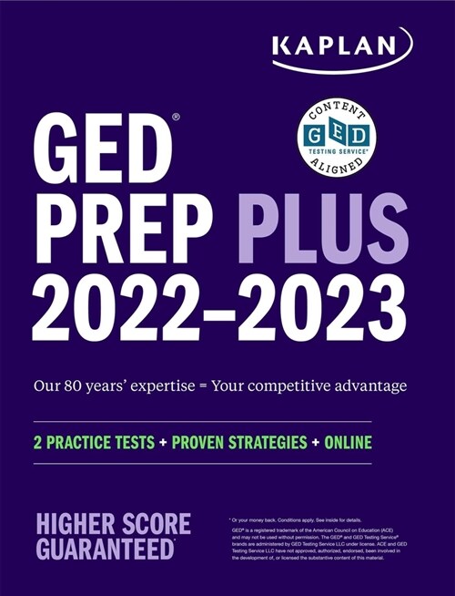 GED Test Prep Plus 2022-2023: Includes 2 Full Length Practice Tests, 1000+ Practice Questions, and 60 Online Videos (Paperback, Revised, Revise)