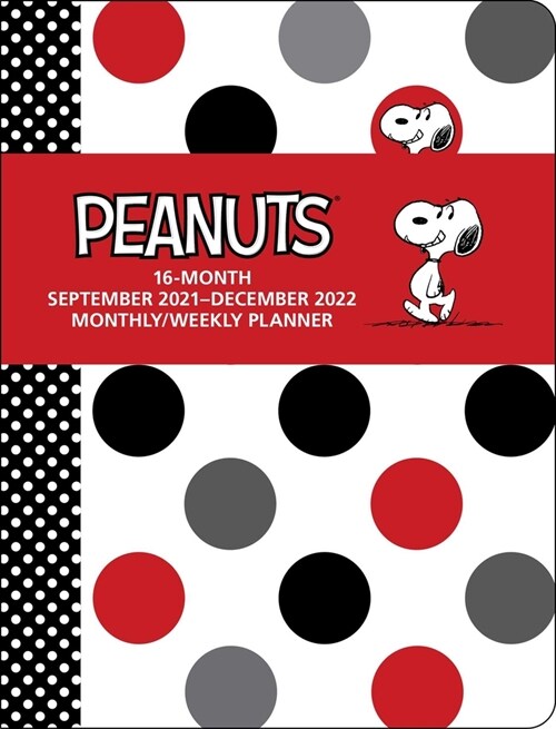 Peanuts 16-Month September 2021-December 2022 Monthly/Weekly Planner Calendar (Desk)