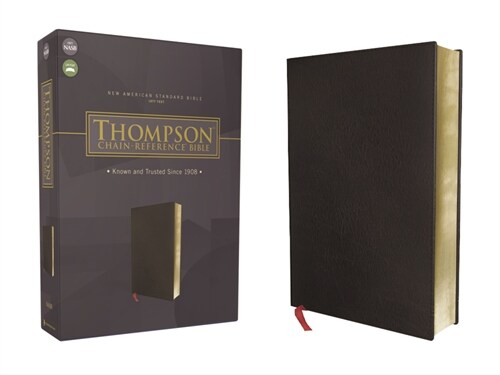 Nasb, Thompson Chain-Reference Bible, Bonded Leather, Black, Red Letter, 1977 Text (Bonded Leather)