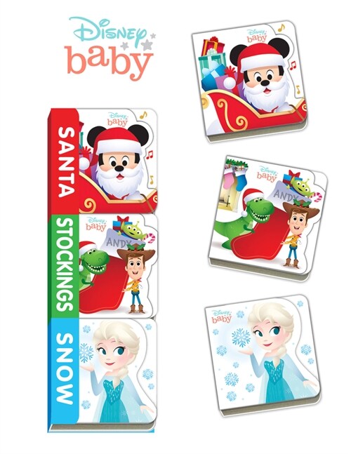 Disney Baby: Santa, Stockings, Snow (Board Books)