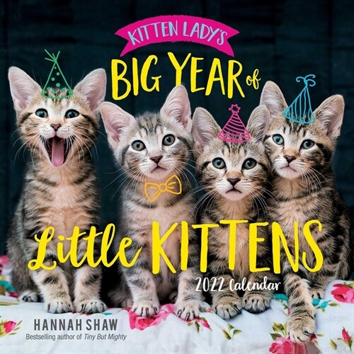 Kitten Ladys Big Year of Little Kittens 2022 Wall Calendar (Wall)