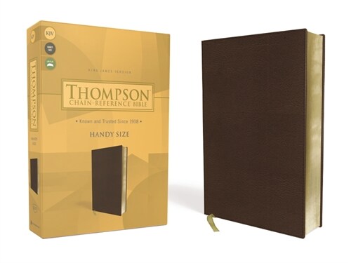 Kjv, Thompson Chain-Reference Bible, Handy Size, Leathersoft, Brown, Red Letter (Imitation Leather)