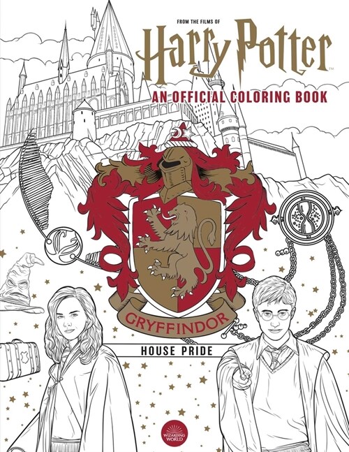 Harry Potter: Gryffindor House Pride: The Official Coloring Book: (gifts Books for Harry Potter Fans, Adult Coloring Books) (Paperback)