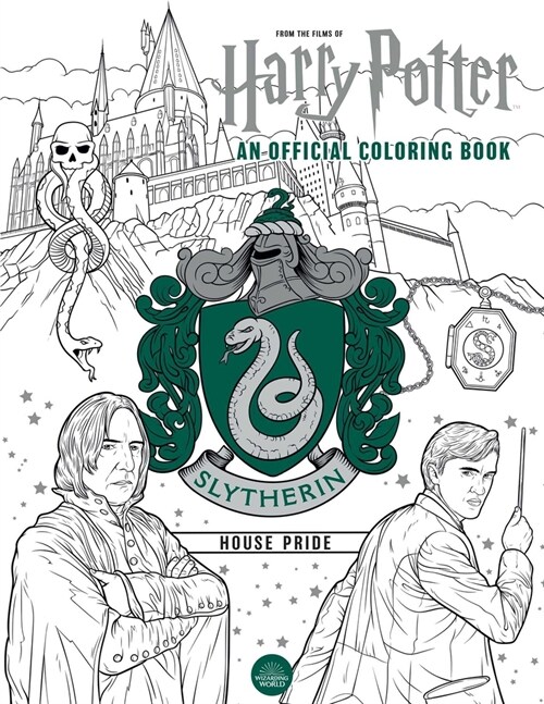 Harry Potter: Slytherin House Pride: The Official Coloring Book: (gifts Books for Harry Potter Fans, Adult Coloring Books) (Paperback)