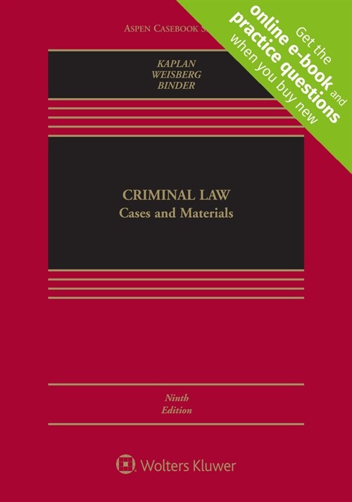 Criminal Law: Cases and Materials [Connected eBook with Study Center] (Hardcover, 9)