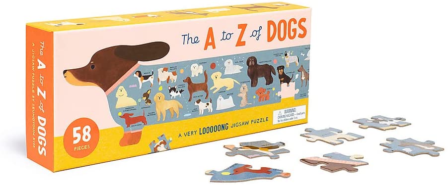 The A to Z of Dogs 58 Piece Puzzle: A Very Looooong Jigsaw Puzzle (Board Games)