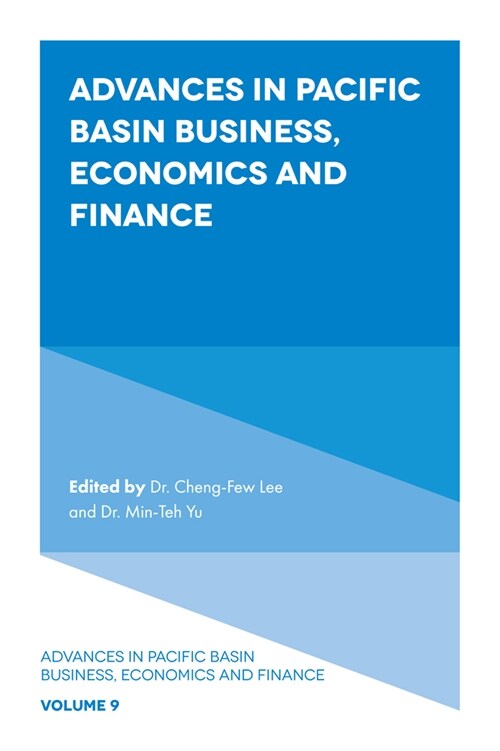 Advances in Pacific Basin Business, Economics and Finance (Hardcover)