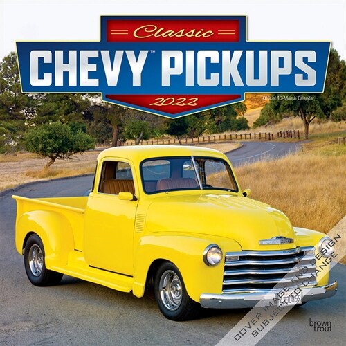 Classic Chevy Pickups 2022 Square (Wall)