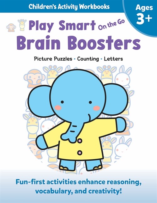 Play Smart on the Go Brain Boosters Ages 3+: Picture Puzzles, Counting, Letters (Paperback)