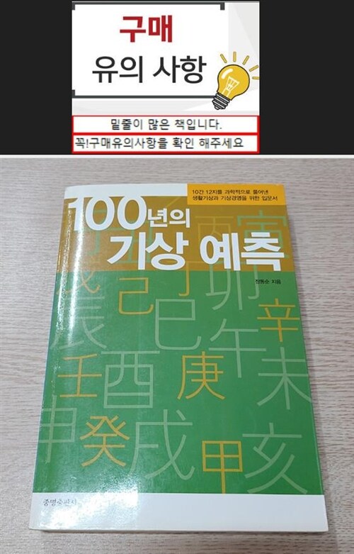 [중고] 100년의 기상 예측