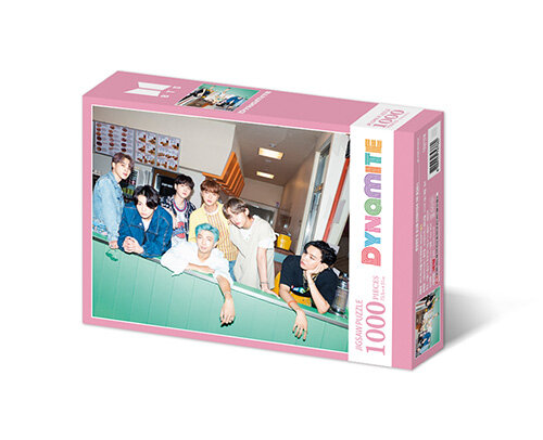 BTS 다이너마이트 직소퍼즐 1000피스 : 핑크