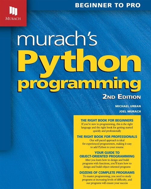 Murachs Python Programming (2nd Edition) (Paperback, 2)