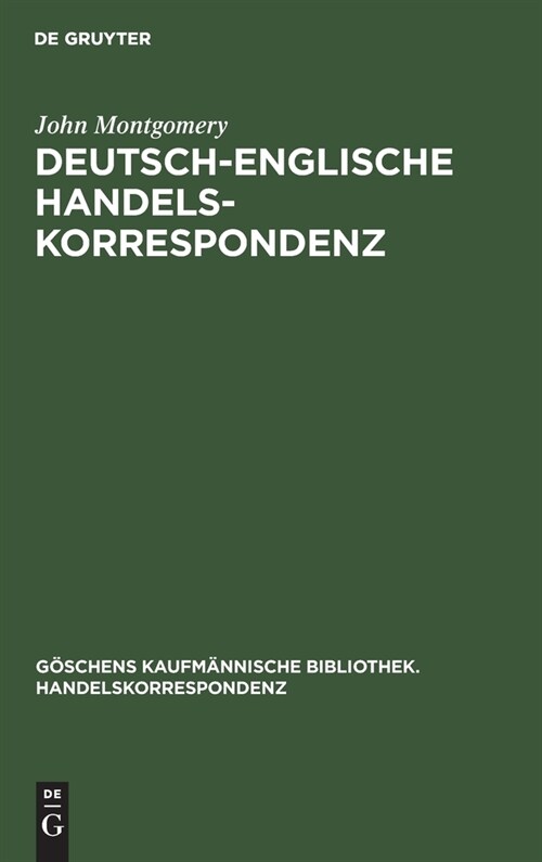 Deutsch-Englische Handelskorrespondenz (Hardcover, 2, 2., Verb. Aufl.)