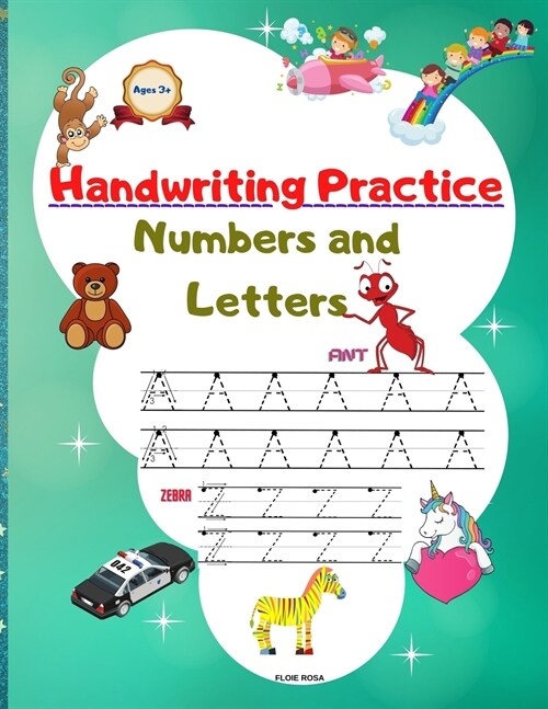 Handwriting practice numbers and letters (Paperback)