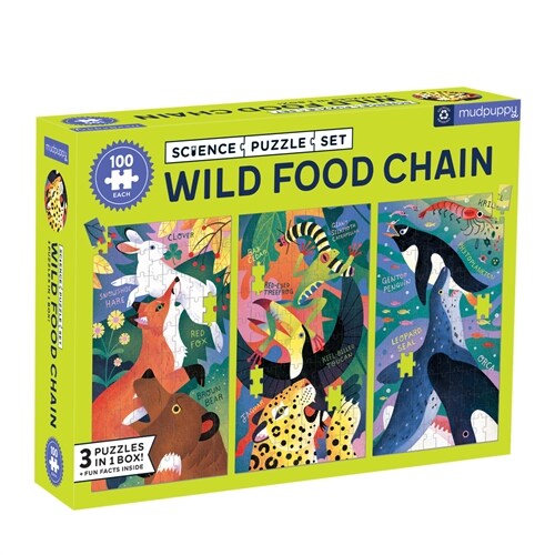 Wild Food Chain Science Puzzle Set (Board Games)