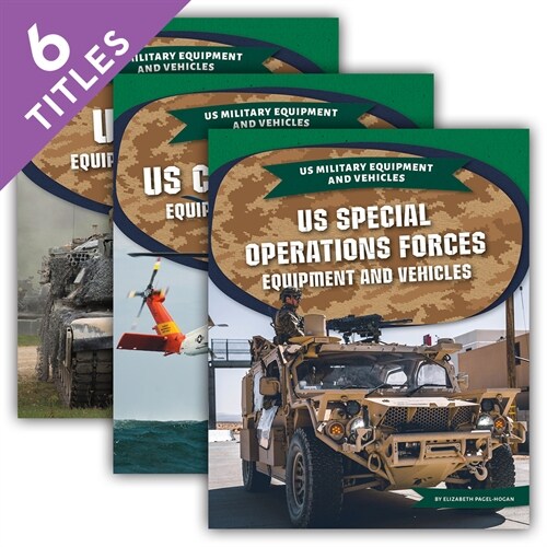 Us Military Equipment and Vehicles (Set) (Library Binding)