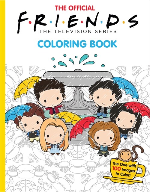 The Official Friends Coloring Book: The One with 100 Images to Color! (Paperback)