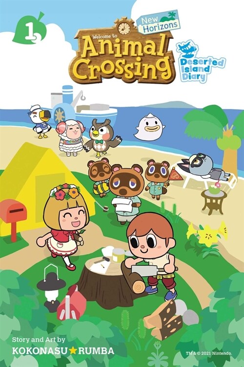 [중고] Animal Crossing: New Horizons, Vol. 1: Deserted Island Diary (Paperback)