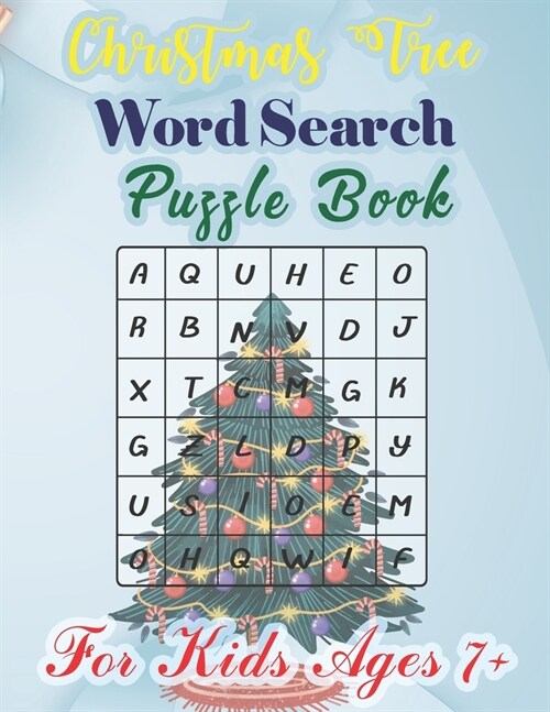 Christmas Tree Word Search Puzzle Book: Word Find Puzzles for Junior, Seniors, Kids, Adults and all other Puzzle Fans. Perfect Gift For Christmas. (Paperback)