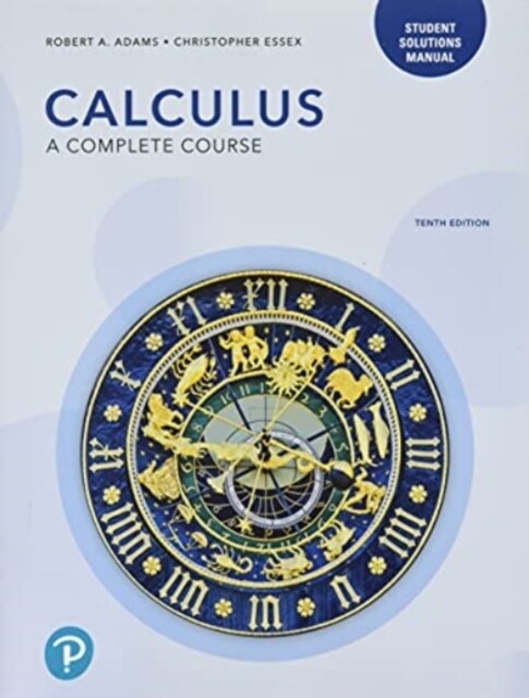 Student Solutions Manual for Calculus : A Complete Course (Paperback, 10 ed)