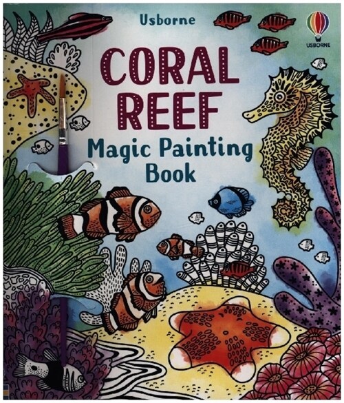Coral Reef Magic Painting Book (Paperback)