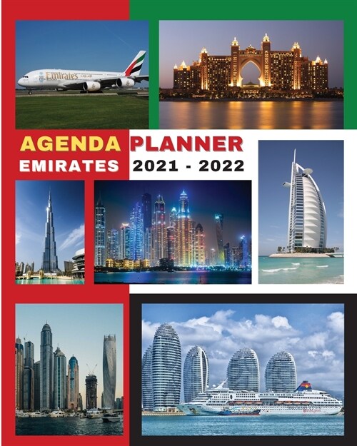 Agenda Planner 2021 - 2022 - EMIRATES: In this set of Agenda-Calendar 2021-22 you will find everything you need. (Paperback)