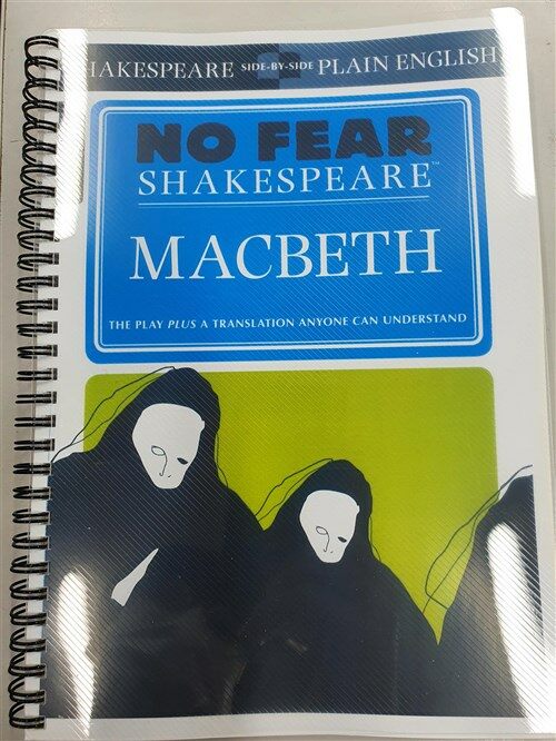 [중고] Macbeth (No Fear Shakespeare), Volume 1 (Paperback, Study Guide)