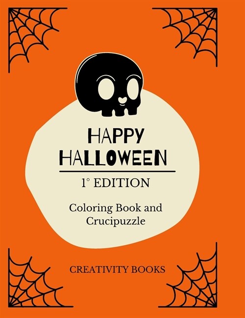 Happy Halloween 1?Edition: Coloring Book and Crucipuzzle (Paperback)