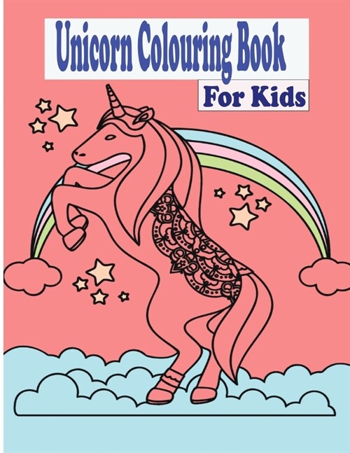 Unicorn colouring book: For kids (Paperback)