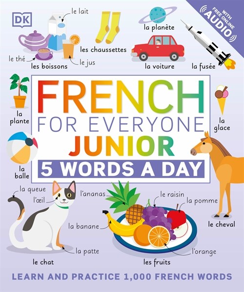 French for Everyone Junior: 5 Words a Day (Paperback)