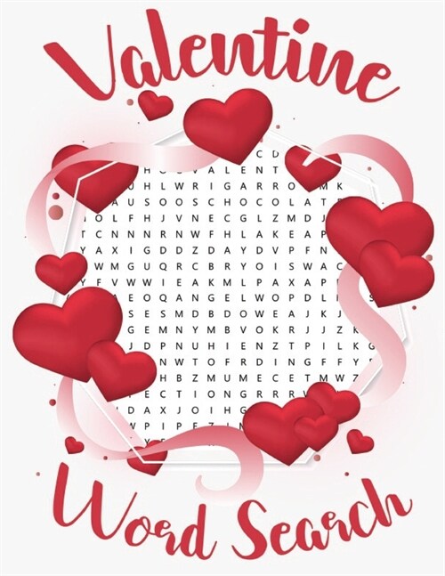 Valentine Word Search: Valentines Day Word Search, Puzzle Book for Adults ... Engagements, Weddings, Anniversary, Valentine (Paperback)