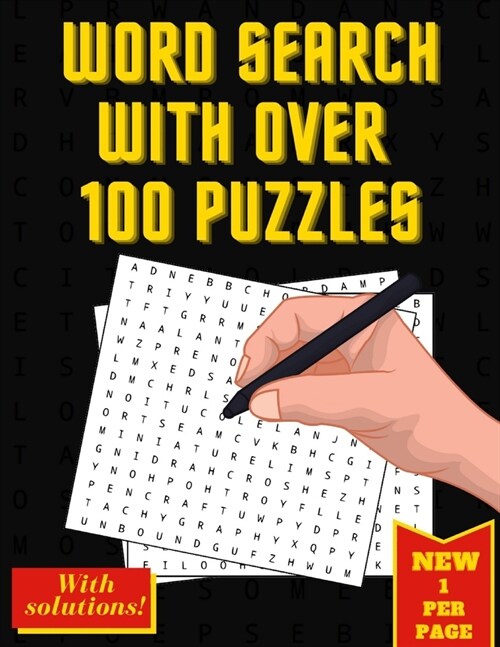 Word Search with Over 100 Puzzles: Word Search Books for Adults Large Print, Stress Reflief and Meditation (Paperback)