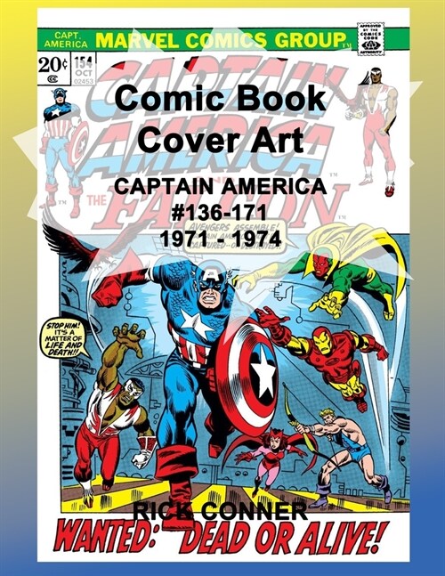 Comic Book Cover Art CAPTAIN AMERICA #136-171 1971 - 1974 (Paperback)