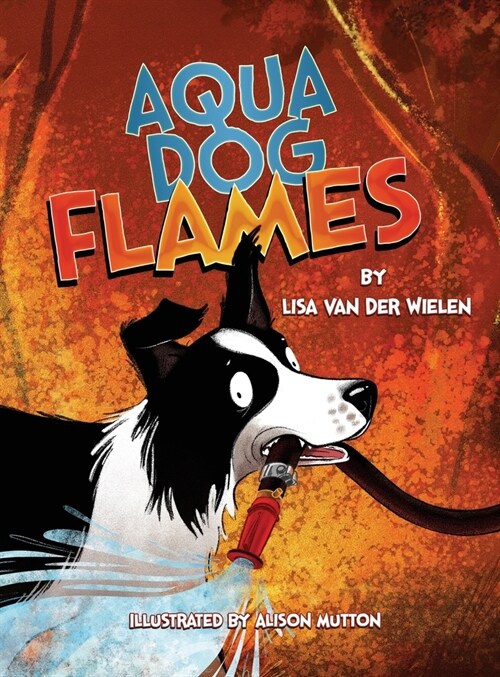 Aqua Dog Flames (Hardcover)