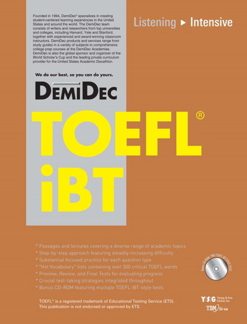 DemiDec TOEFL® iBT LISTENING Intensive