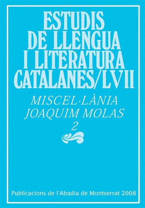 MISCELULANIA JOAQUIM MOLAS, 2