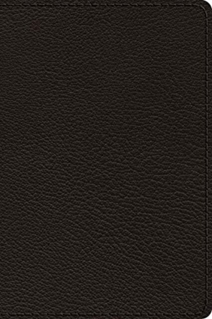 ESV Heirloom Bible, Legacy Edition (Goatskin, Black) (Leather)