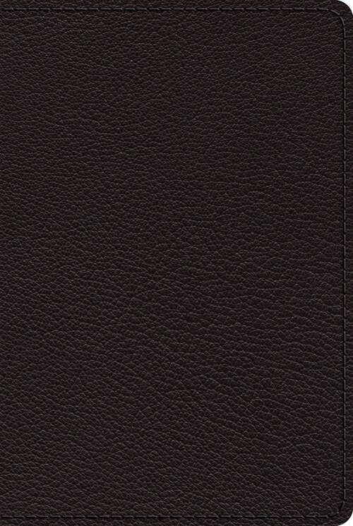 ESV Heirloom Bible, Omega Edition (Goatskin, Black) (Leather)