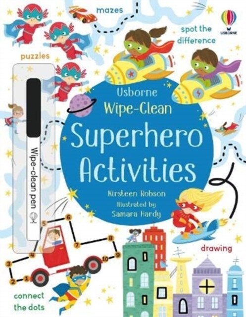 Wipe-Clean Superhero Activities (Paperback)