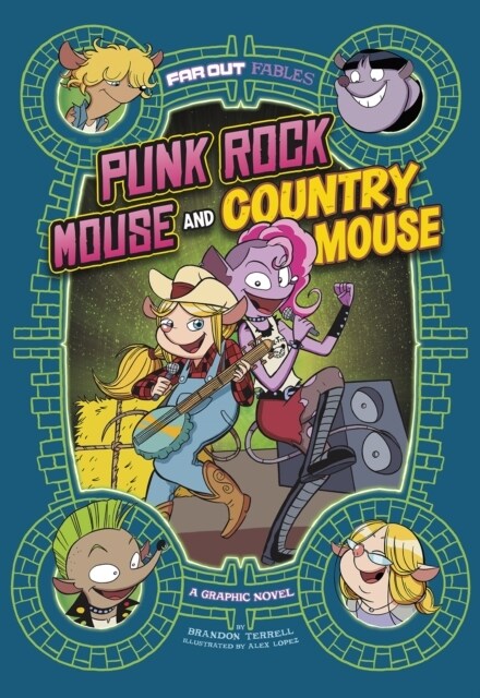 Punk Rock Mouse and Country Mouse : A Graphic Novel (Paperback)