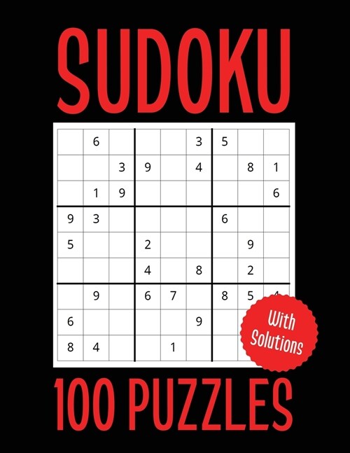 Sudoku 100 Puzzles With Solutions (Paperback)