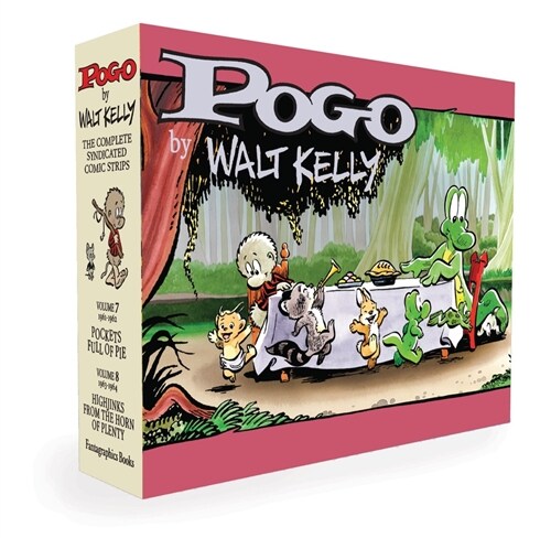 Pogo the Complete Syndicated Comic Strips Box Set: Vols. 7 & 8: Pockets Full of Pie & Hijinks from the Horn of Plenty (Hardcover)