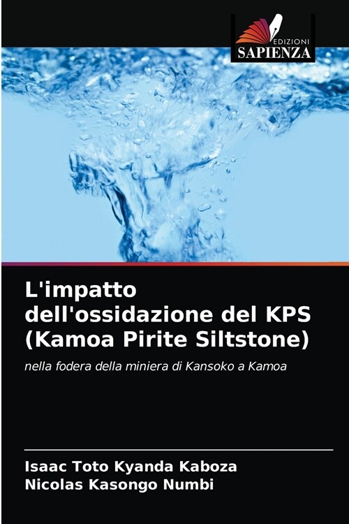 Limpatto dellossidazione del KPS (Kamoa Pirite Siltstone) (Paperback)