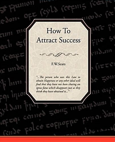 How to Attract Success (Paperback)