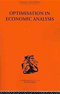 Optimisation in Economic Analysis (Paperback)
