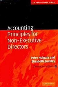 Accounting Principles for Non-Executive Directors (Hardcover)