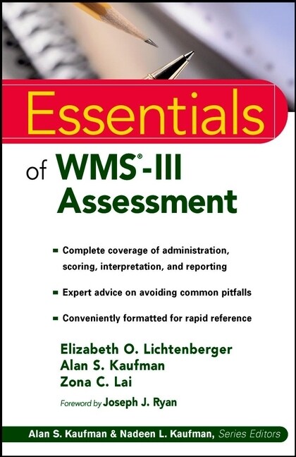 [eBook Code] Essentials of WMS-III Assessment  (eBook Code, 1st)