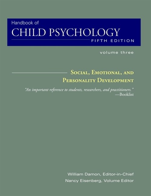 [eBook Code] Handbook of Child Psychology, Social, Emotional, and Personality Development (eBook Code, 5th)